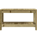 VidaXL Tuinbank 82,5x35x45 cm geïmpregneerd grenenhout