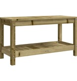 VidaXL Tuinbank 82,5x35x45 cm geïmpregneerd grenenhout