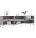 VidaXL Tv-meubel 150x30x44,5 cm bewerkt hout grijs sonoma eikenkleurig