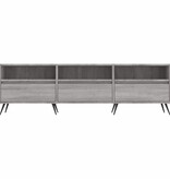 VidaXL Tv-meubel 150x30x44,5 cm bewerkt hout grijs sonoma eikenkleurig