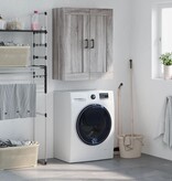 VidaXL Wandkast 69,5x34x90 cm bewerkt hout grijs sonoma eikenkleurig