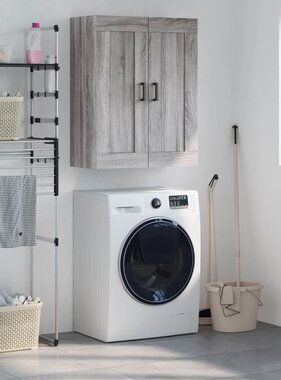 VidaXL Wandkast 69,5x34x90 cm bewerkt hout grijs sonoma eikenkleurig