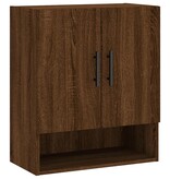 VidaXL Wandkast 60x31x70 cm bewerkt hout bruin eikenkleur