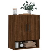 VidaXL Wandkast 60x31x70 cm bewerkt hout bruin eikenkleur