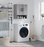 VidaXL Wandkast 60x31x70 cm bewerkt hout grijs sonoma eikenkleurig
