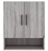 VidaXL Wandkast 60x31x70 cm bewerkt hout grijs sonoma eikenkleurig