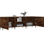 VidaXL Tv-meubel 150x30x50 cm bewerkt hout gerookt eikenkleurig