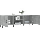 VidaXL Tv-meubel 150x30x50 cm bewerkt hout betongrijs