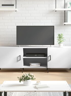 VidaXL Tv-meubel 150x30x50 cm bewerkt hout wit