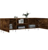 VidaXL Tv-meubel 150x30x50 cm bewerkt hout gerookt eikenkleurig