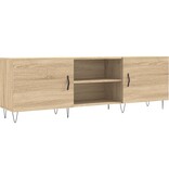 VidaXL Tv-meubel 150x30x50 cm bewerkt hout sonoma eikenkleurig