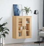 VidaXL Hangkast 69,5x34x90 cm sonoma eikenkleurig