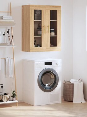 VidaXL Hangkast 69,5x34x90 cm sonoma eikenkleurig