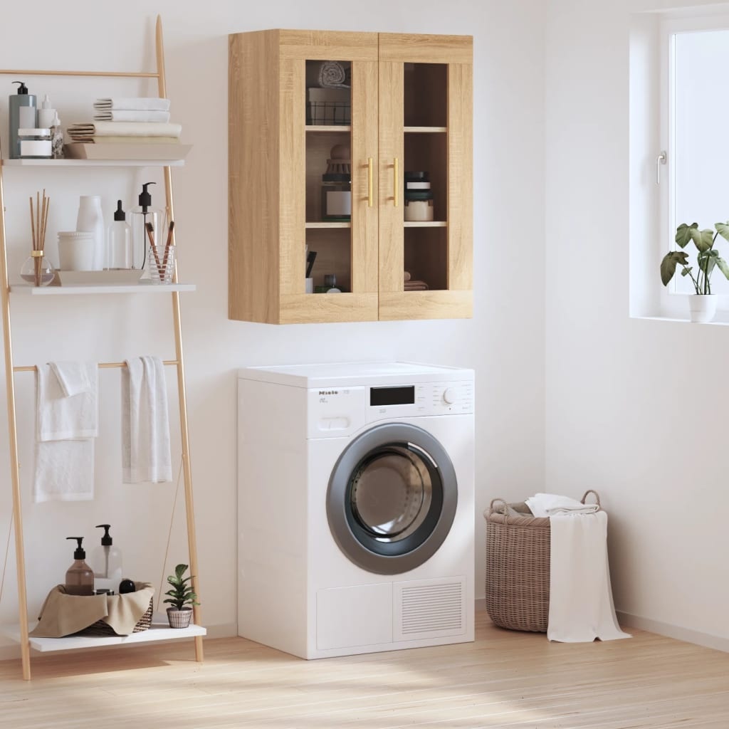 VidaXL Hangkast 69,5x34x90 cm sonoma eikenkleurig