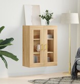 VidaXL Hangkast 69,5x34x90 cm sonoma eikenkleurig