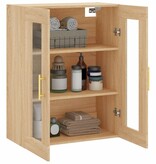 VidaXL Hangkast 69,5x34x90 cm sonoma eikenkleurig