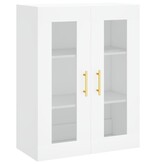 VidaXL Wandkast 69,5x34x90 cm wit