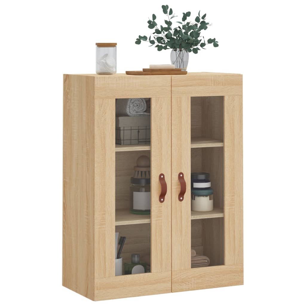 VidaXL Wandkast 69,5x34x90 cm sonoma eikenkleurig