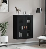 VidaXL Wandkast 69,5x34x90 cm zwart