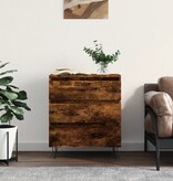 VidaXL Dressoir 60x35x70 cm bewerkt hout gerookt eikenkleurig