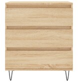 VidaXL Dressoir 60x35x70 cm bewerkt hout sonoma eikenkleurig