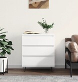 VidaXL Dressoir 60x35x70 cm bewerkt hout wit