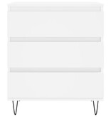 VidaXL Dressoir 60x35x70 cm bewerkt hout wit