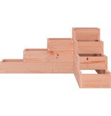 VidaXL Plantenbak 4-laags 80,5x79x36 cm massief douglashout
