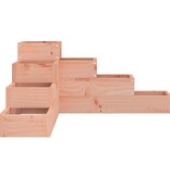 VidaXL Plantenbak 4-laags 80,5x79x36 cm massief douglashout