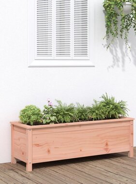 VidaXL Plantenbak verhoogd 119,5x40x39 cm massief douglashout