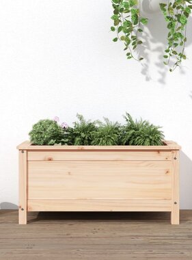 VidaXL Plantenbak 82,5x40x39 cm massief grenenhout