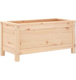 VidaXL Plantenbak 82,5x40x39 cm massief grenenhout