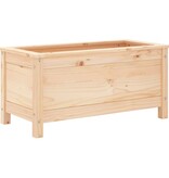 VidaXL Plantenbak 82,5x40x39 cm massief grenenhout