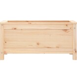 VidaXL Plantenbak 82,5x40x39 cm massief grenenhout