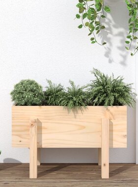 VidaXL Plantenbak 62x30x38 cm massief grenenhout