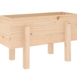 VidaXL Plantenbak 62x30x38 cm massief grenenhout