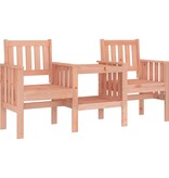 VidaXL Tuinbank met tafel 2-zits massief douglashout