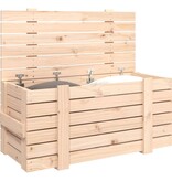 VidaXL Opbergbox 91x40,5x42 cm massief grenenhout