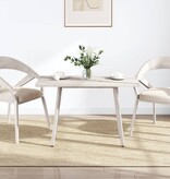 VidaXL Tafelblad rechthoekig 110x60x2,5 cm massief grenenhout wit