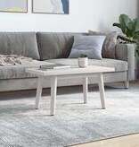 VidaXL Tafelblad rechthoekig 80x40x2,5 cm massief grenenhout wit