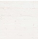 VidaXL Tafelblad vierkant 70x70x2,5 cm massief grenenhout wit