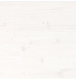 VidaXL Tafelblad vierkant 50x50x2,5 cm massief grenenhout wit