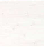 VidaXL Tafelblad vierkant 40x40x2,5 cm massief grenenhout wit