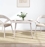 VidaXL Tafelblad ovaal 90x45x2,5 cm massief grenenhout wit