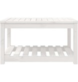 VidaXL Tuintafel 82,5x50,5x45 cm massief grenenhout wit