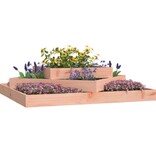 VidaXL Plantenbak 112x112x27 cm massief douglashout