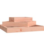 VidaXL Plantenbak 83x83x27 cm massief douglashout