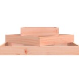 VidaXL Plantenbak 83x83x27 cm massief douglashout