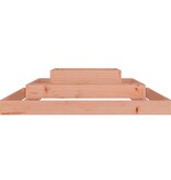 VidaXL Plantenbak 110x110x27 cm massief douglashout