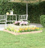 VidaXL Plantenbak 110x110x27 cm massief grenenhout